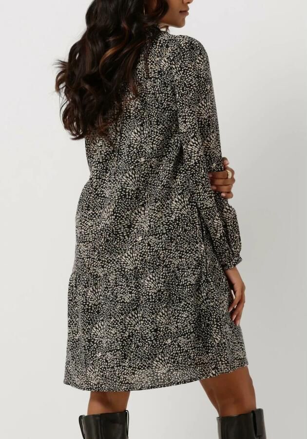 Pom Amsterdam Midi Jurk Zwart 7050 Multicolor Dames - Foto 3