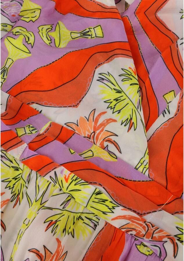 Pom Amsterdam Oranje Midi Zomerjurk Strap Marrakesh Multicolor Dames