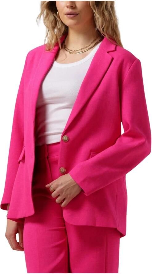POM AMSTERDAM Dames Blazers Pink Glow Blazer Roze - Foto 3