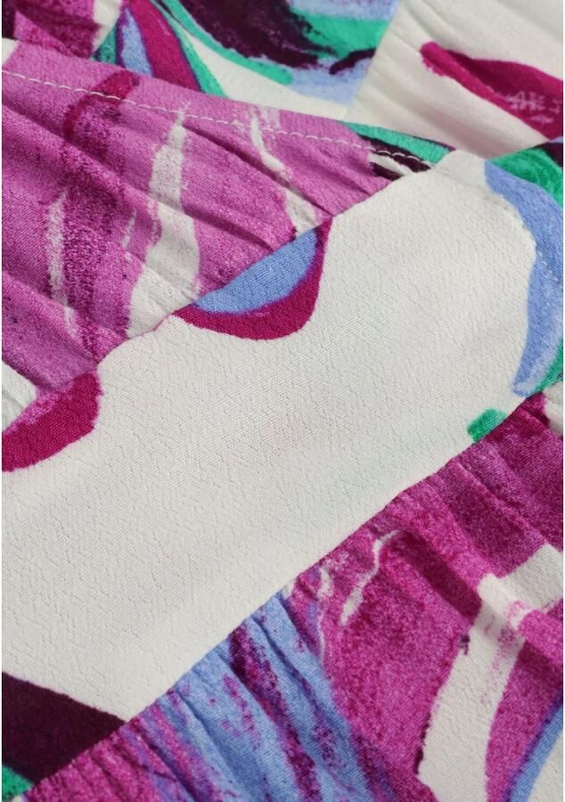 Pom Amsterdam Wrap Jurk met handgeschilderde bloemenprint Multicolor Dames