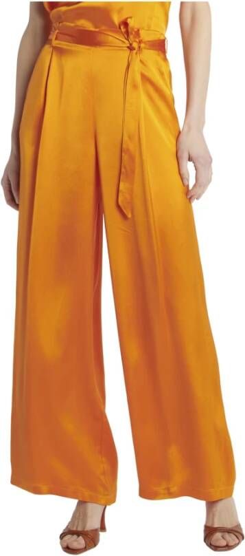 Pomandère Wide Trousers Oranje Dames