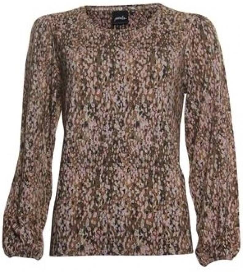 Poools Blouses Bruin Dames
