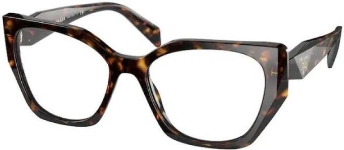 Prada Bruin Havana Optisch Montuur Stijlvol en veelzijdig Brown Dames