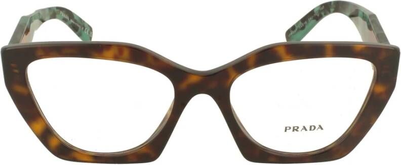 Prada Bruin Havana Optisch Montuur Brown Dames
