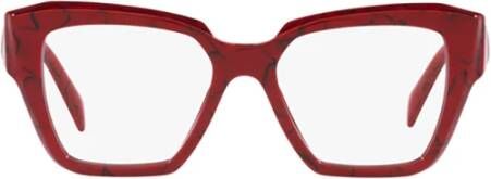 Prada Upgrade je bril met deze 0PR 09ZV-bril voor heren Brown Heren