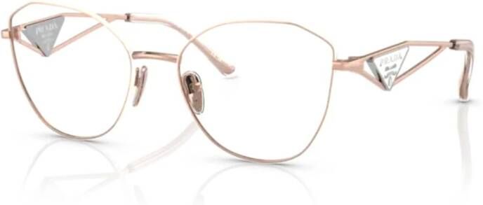 Prada Stijlvolle Vista Brilmonturen Pink Unisex