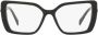 Prada 03Zv Vista Stijlvol Model Black Unisex - Thumbnail 3