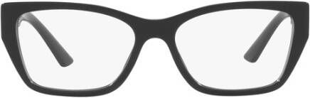 Prada Zwarte Acetaat Brillenmontuur Model PR 11Yv Black Unisex