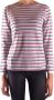 Prada Casual Top met Lange Mouwen en Multicolor Strepen Pink Dames - Thumbnail 1