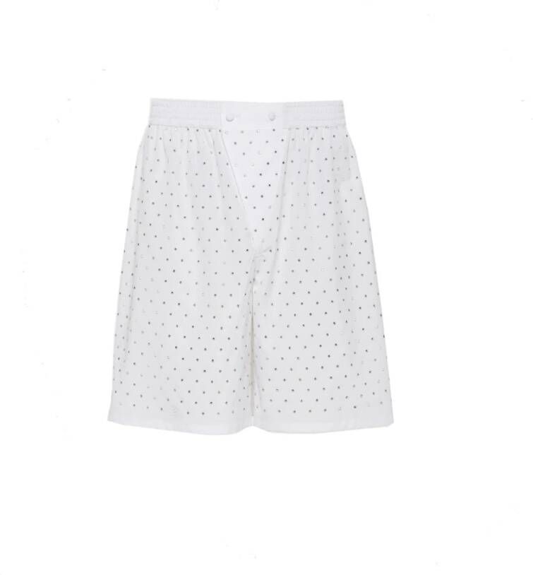 Prada Lange shorts voor heren White Heren
