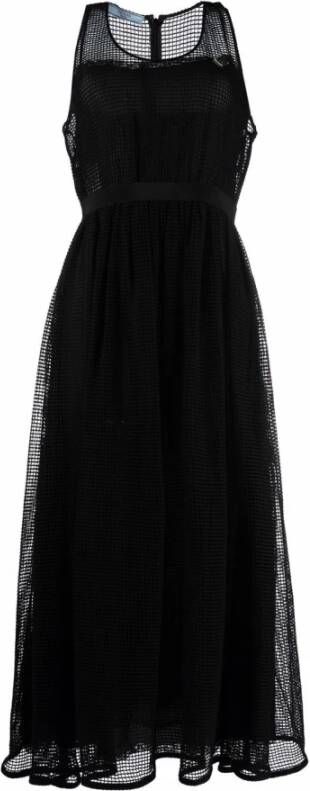 Prada Maxi dagelijkse jurk Zwart Dames
