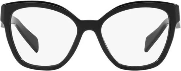 Prada Oversized Cat-Eye Acetaatbril Zwart Dames