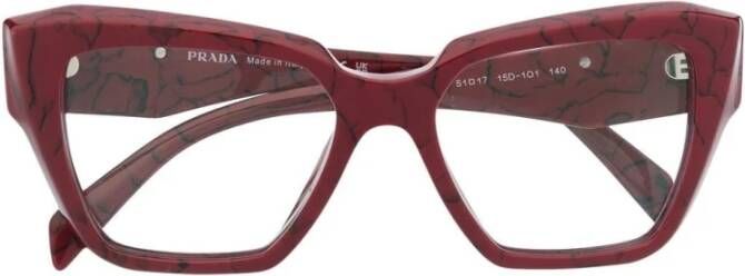 Prada PR 09Zv 15D1O1 Optical Frame Bruin Dames