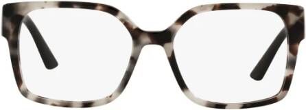 Prada Stijlvolle montuur in Beige Havana Brown