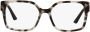 Prada Stijlvolle montuur in Beige Havana Brown - Thumbnail 1
