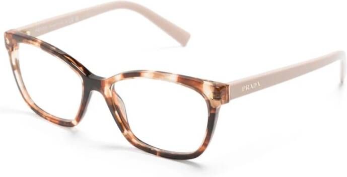 Prada PR 15Zv 07R1O1 Optical Frame Bruin Dames