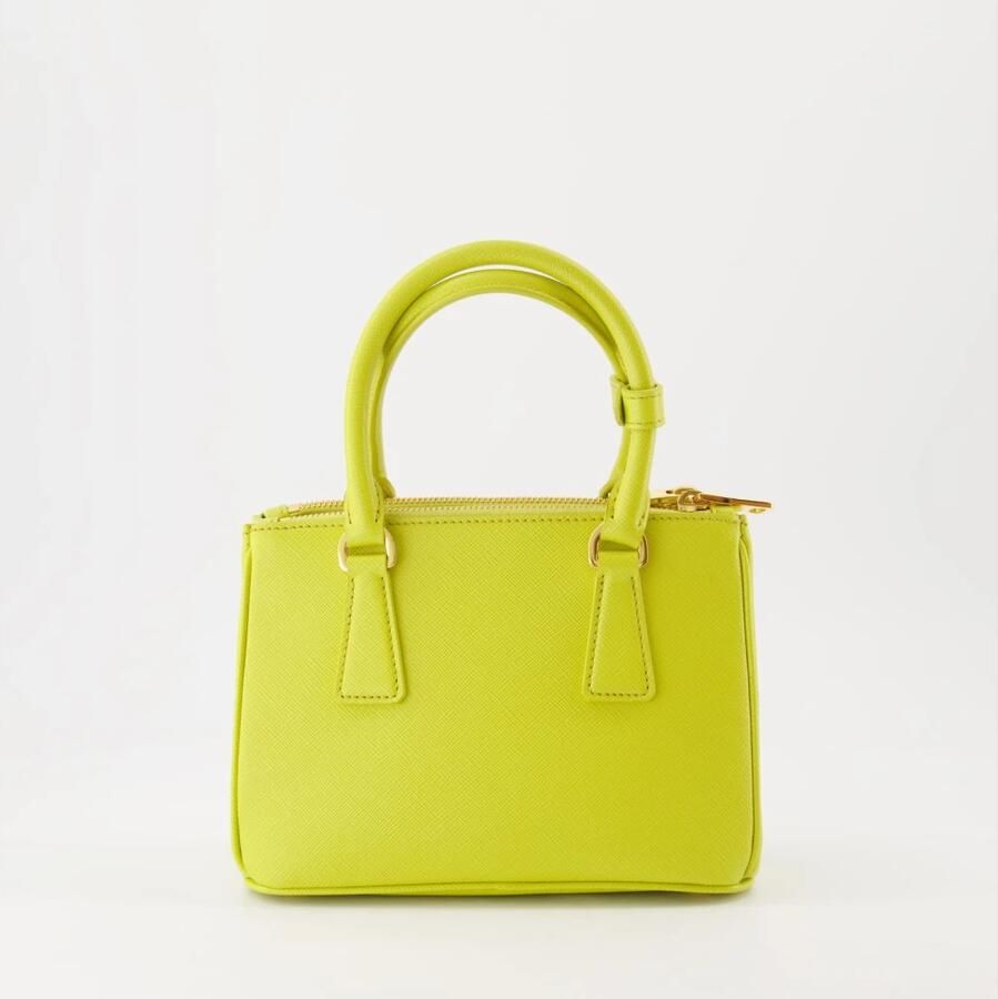 Prada Gele Saffiano Galleria Tas Yellow Dames - Foto 4