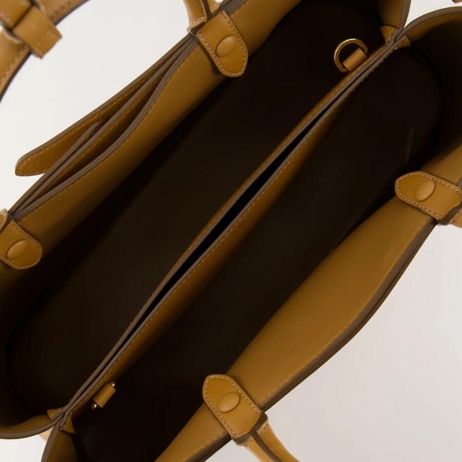 Prada Leren gesp handvat tas Vrouwen Brown Dames - Foto 2