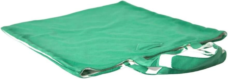 Prada Boodschappentas Groene Canvas Tote Casual Carryall - Foto 4