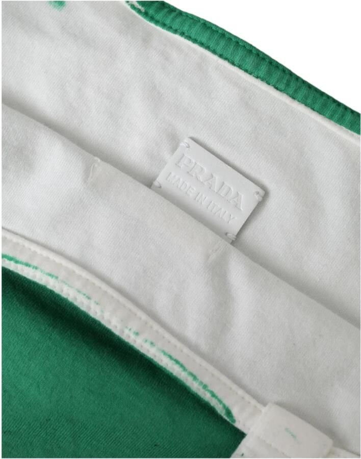 Prada Boodschappentas Groene Canvas Tote Casual Carryall - Foto 3