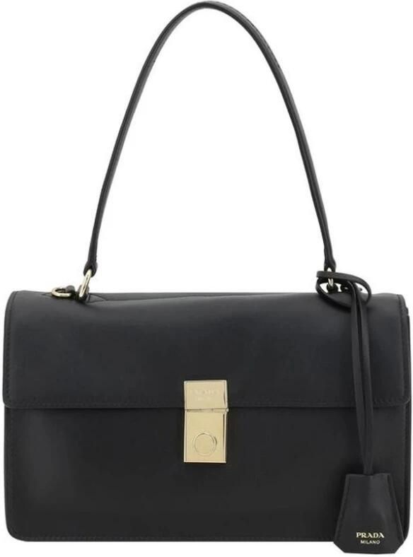 Prada Schoudertas Galleria Tas Saffiano Lederen Handvat - Foto 4