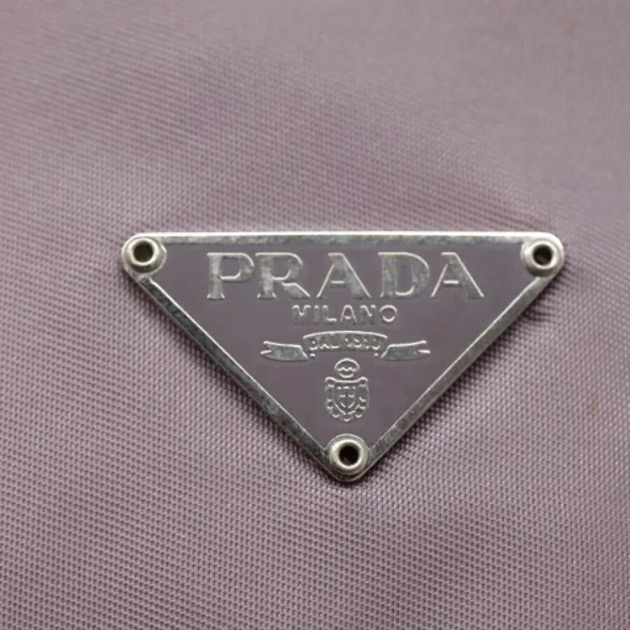 Prada Vintage Pre-owned Fabric prada-bags Purple Dames - Foto 6