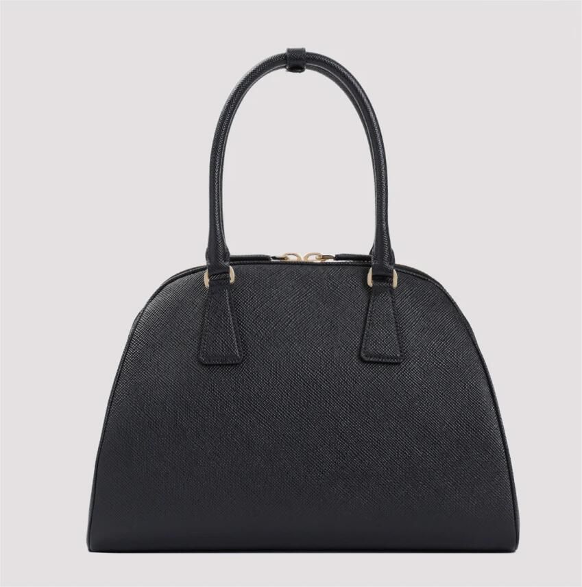 Prada Zwarte Shopper Tas Elegante Klassieke Stijl Black Dames - Foto 3