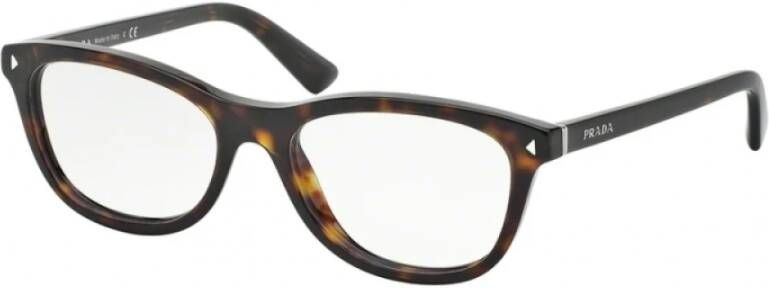 Prada Stijlvolle Bril Bruin Dames