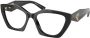 Prada Klassiek Optisch Montuur Zwart Black Dames - Thumbnail 1