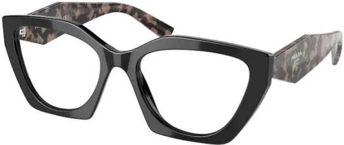 Prada Stijlvolle originele voorschriftbrillen voor vrouwen Black Dames