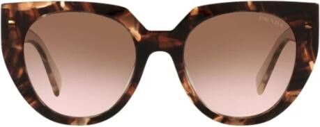 Prada Zonnebril Caramel Tortoise Powder Frame Brown