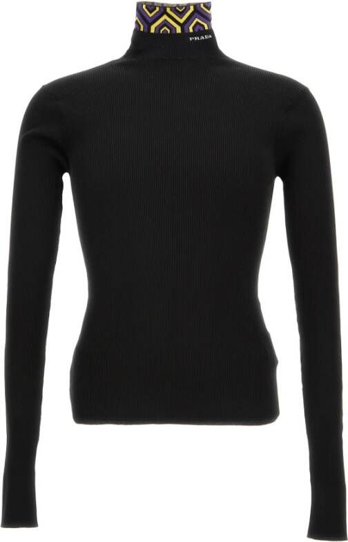 Prada Turtlenecks Zwart Heren