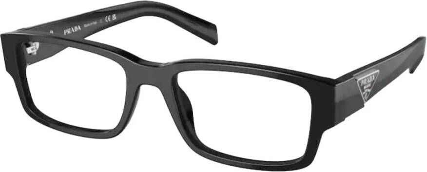 Prada Upgrade je bril met stijlvolle PRO 07Zv 1AB1O1-brillen Black Unisex