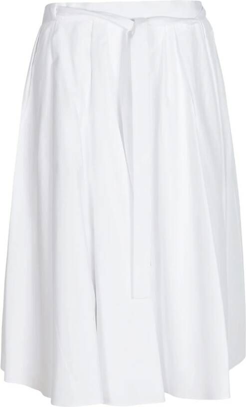 Prada Upgrade je garderobe met deze prachtige witte midi-rok Wit Dames