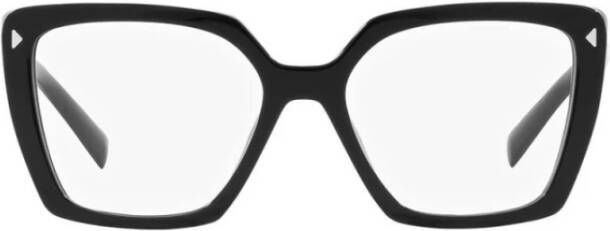 Prada Verhoog je stijl met deze vierkante zonnebril voor vrouwen Zwart Dames