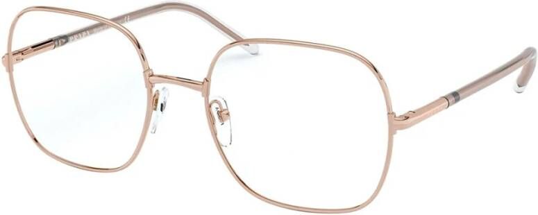Prada Verhoog je stijl met deze PR 56WVAsian FitLarge Bril Pink Dames