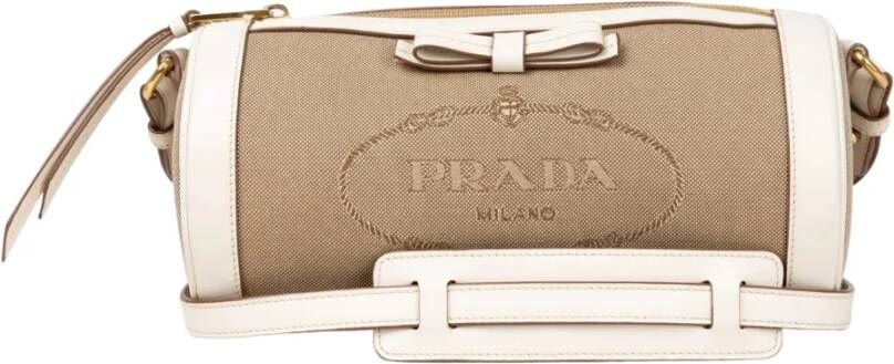 Prada Vintage Pre-owned Cross Body Bags Beige Dames