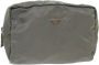 Prada Vintage Pre-owned Fabric clutches Grijs Dames - Thumbnail 1