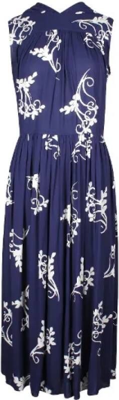 Prada Vintage Pre-owned Fabric dresses Blauw Dames