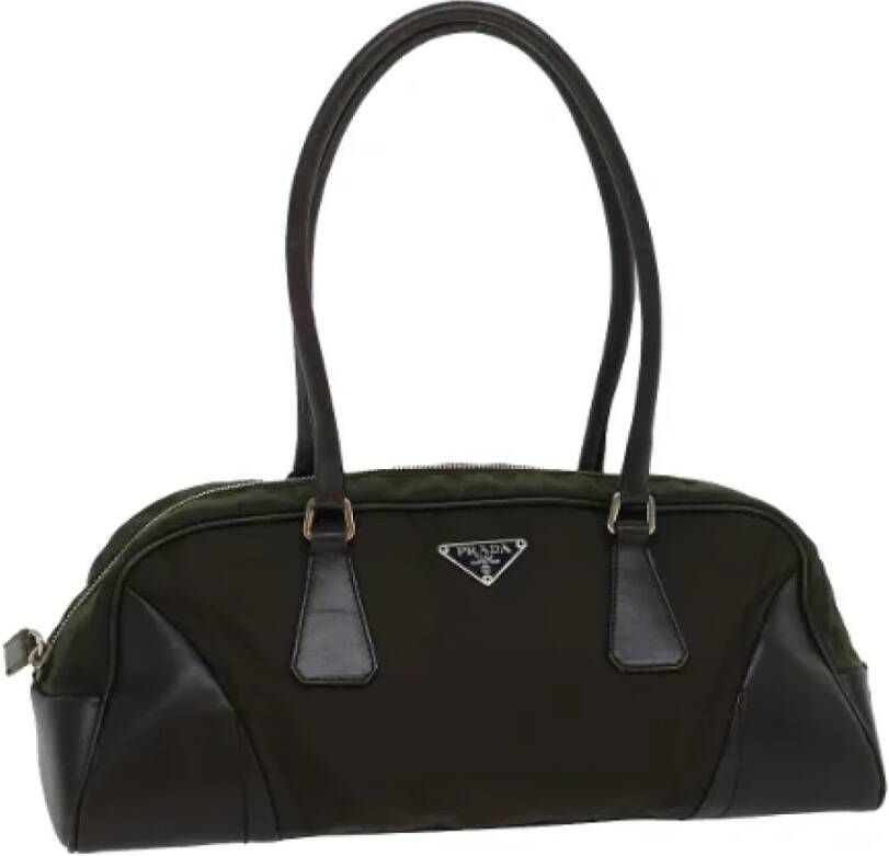 Prada Vintage Pre-owned Fabric prada-bags Zwart Dames