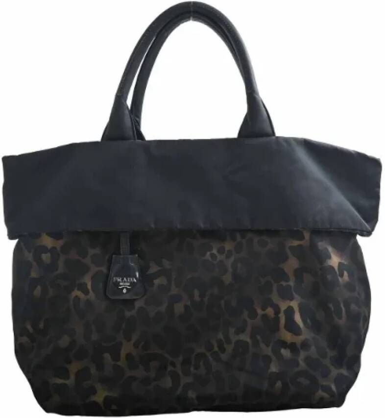 Prada Vintage Pre-owned Handbags Zwart Dames