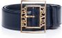 Prada Vintage Pre-owned leather belt Blauw Dames - Thumbnail 1