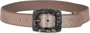 Prada Vintage Pre-owned Leather belts Geel Dames