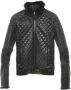 Prada Vintage Pre-owned Leather outerwear Zwart Dames - Thumbnail 1
