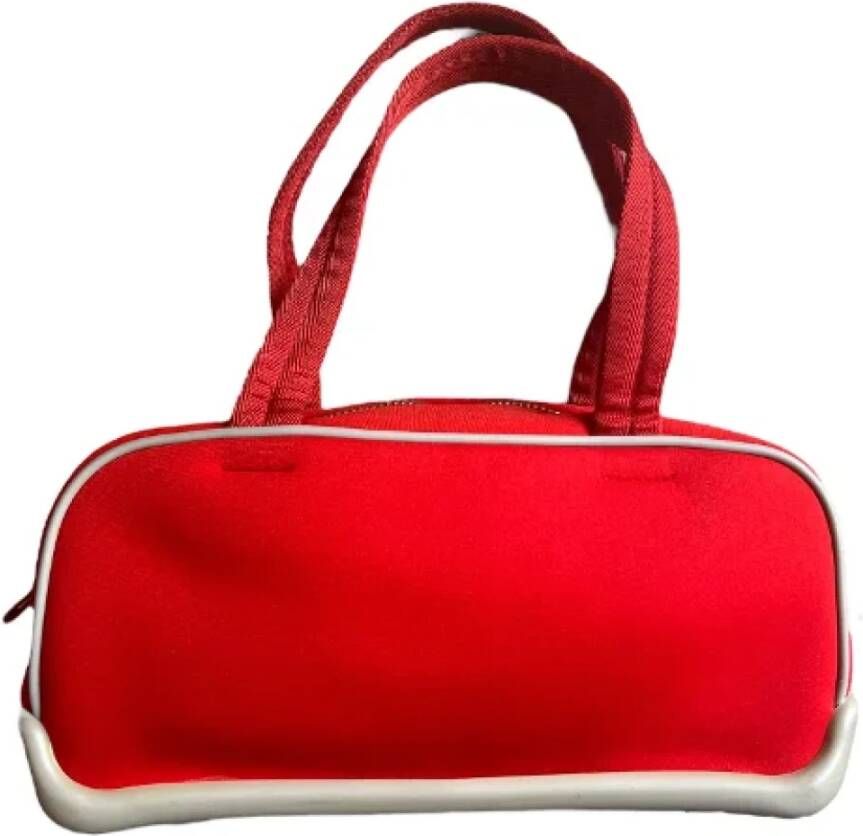 Prada Vintage Pre-owned Leather prada-bags Rood Dames