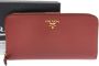 Prada Vintage Pre-owned Leather wallets Rood Dames - Thumbnail 1