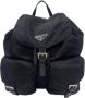 Prada Vintage Pre-owned Nylon backpacks Zwart Dames - Thumbnail 1