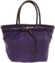 Prada Vintage Pre-owned Nylon handbags Purple Dames - Thumbnail 1