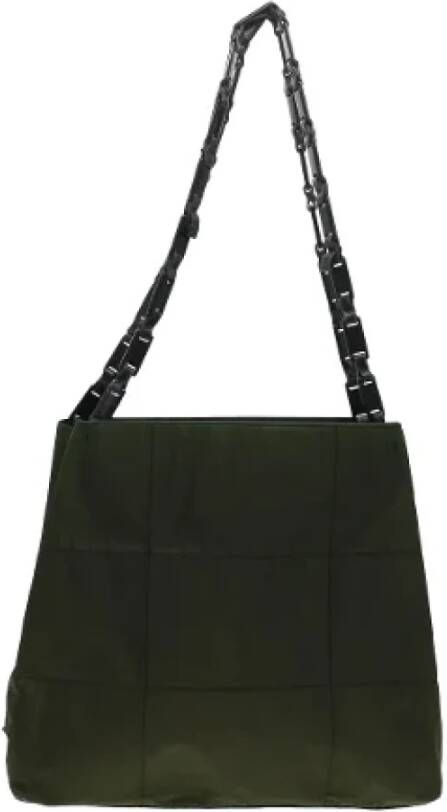 Prada Vintage Pre-owned Nylon prada-bags Groen Dames