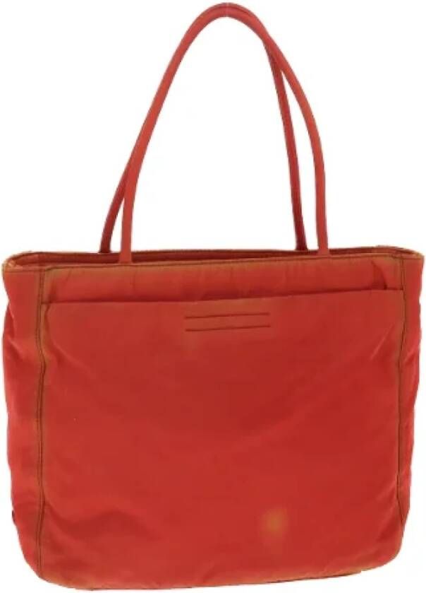 Prada Vintage Pre-owned Nylon prada-bags Rood Dames